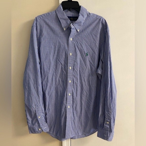 Ralph Lauren Other - Ralph Lauren Blue Gingham Men's Shirt XL
